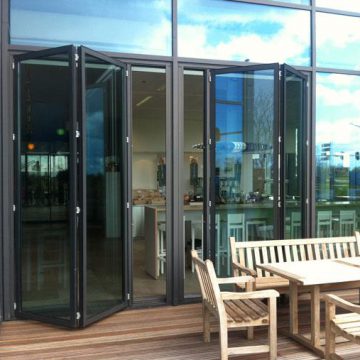 Sunflex SF 75 glazen vouwwand