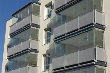 Balkon dichtmaken met glas