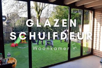 glazen schuifdeur woonkamer