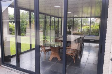 Glazen schuifpui van Sunflex in Stiphout Helmond